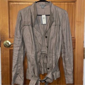 NWT Ann Taylor Belted Shirt / Jacket. Size 12